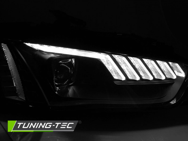 XENON LED Tagfahrlicht Scheinwerfer für Audi A4 8K B8 Lim./Avant/Cabrio 12-15 schwarz dynamisch